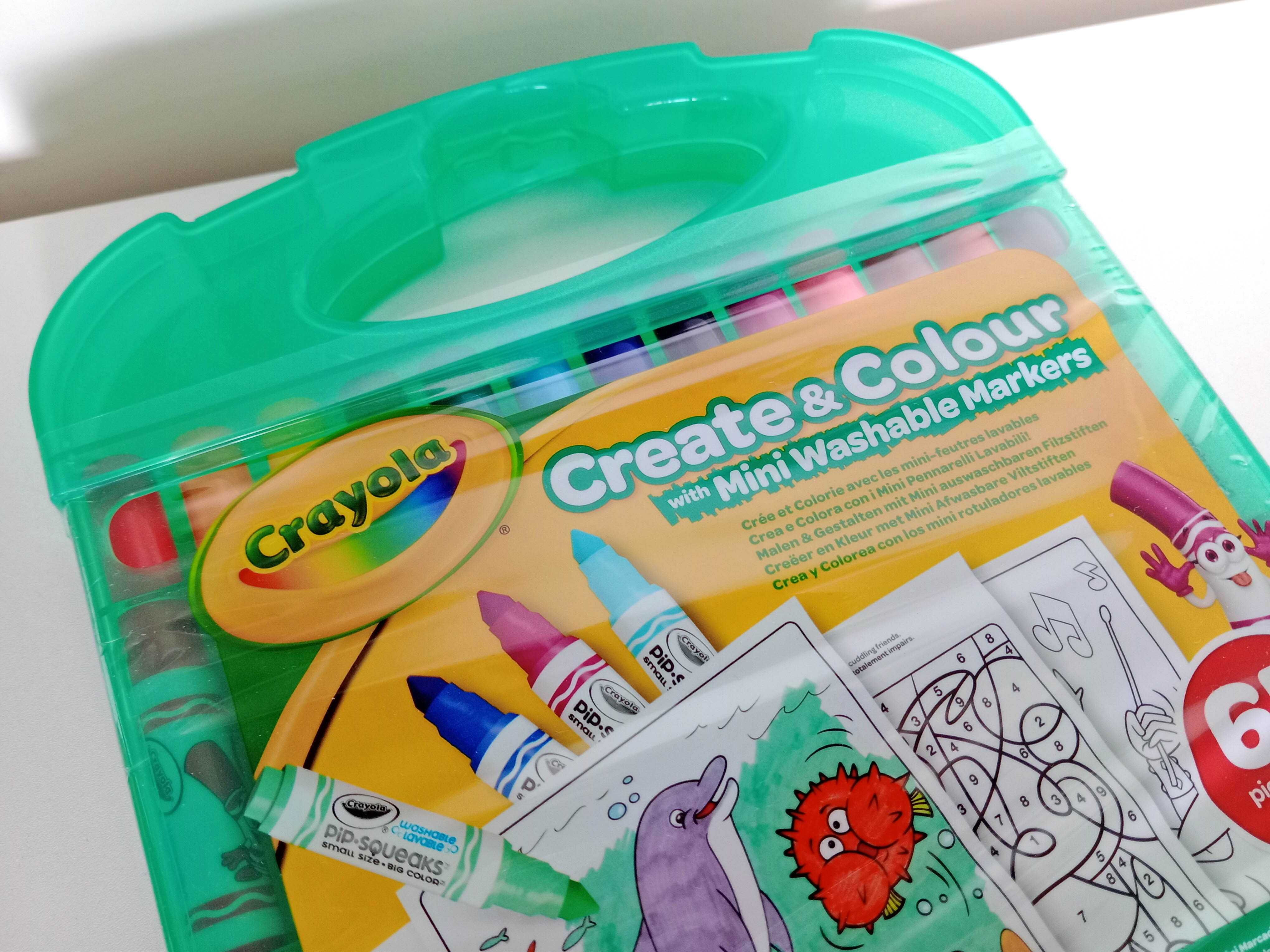 CRAYOLA Mala Férias Verão 25 marcadores laváveis Crianças Kids - NOVO