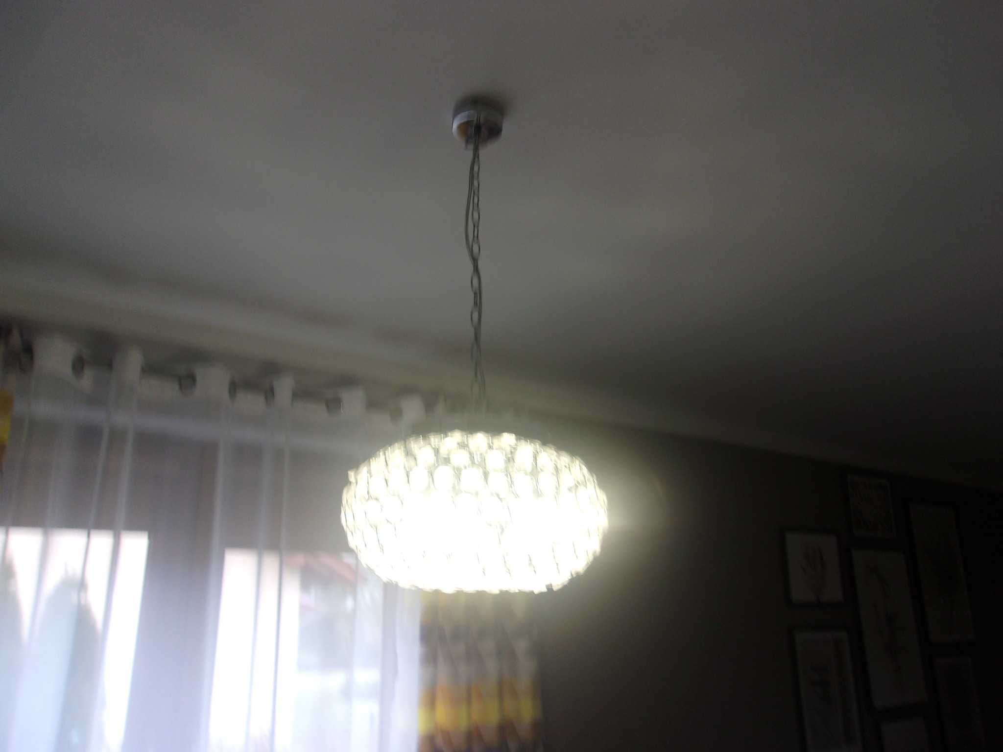 Lampa sufitowa Żyrandol kryształki