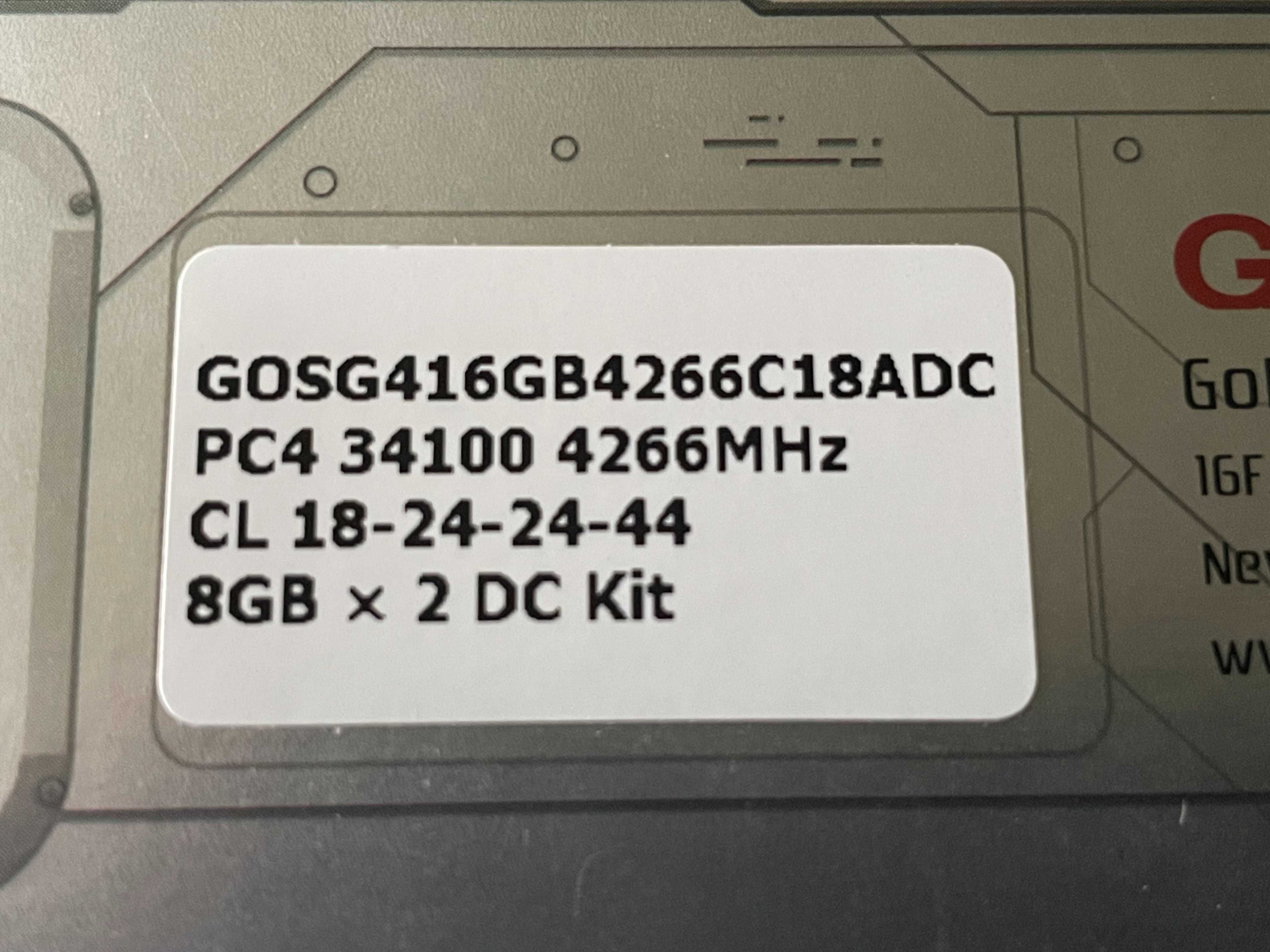 Память Geil DDR4-4266 16GB PC4-34100 ORION RGB BLACK/RED CL18 (2x8GB)