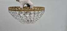 Plafond teto em cristal