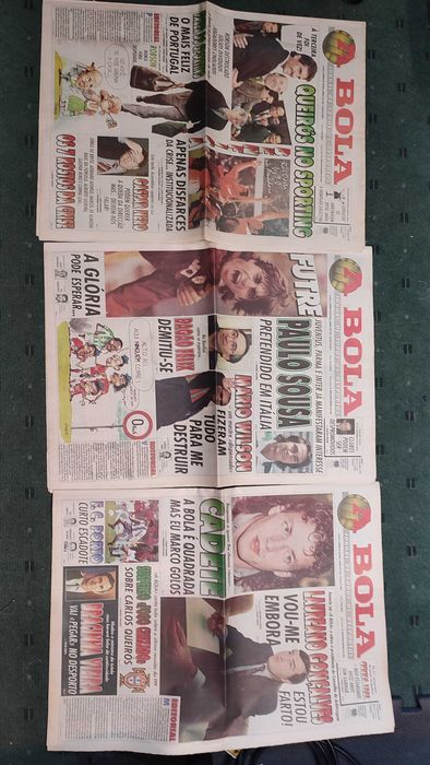 12 Jornais A Bola de 1993