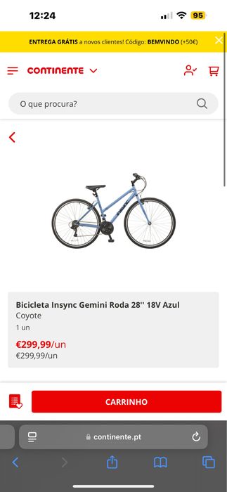 Bicicleta Gemini Azul