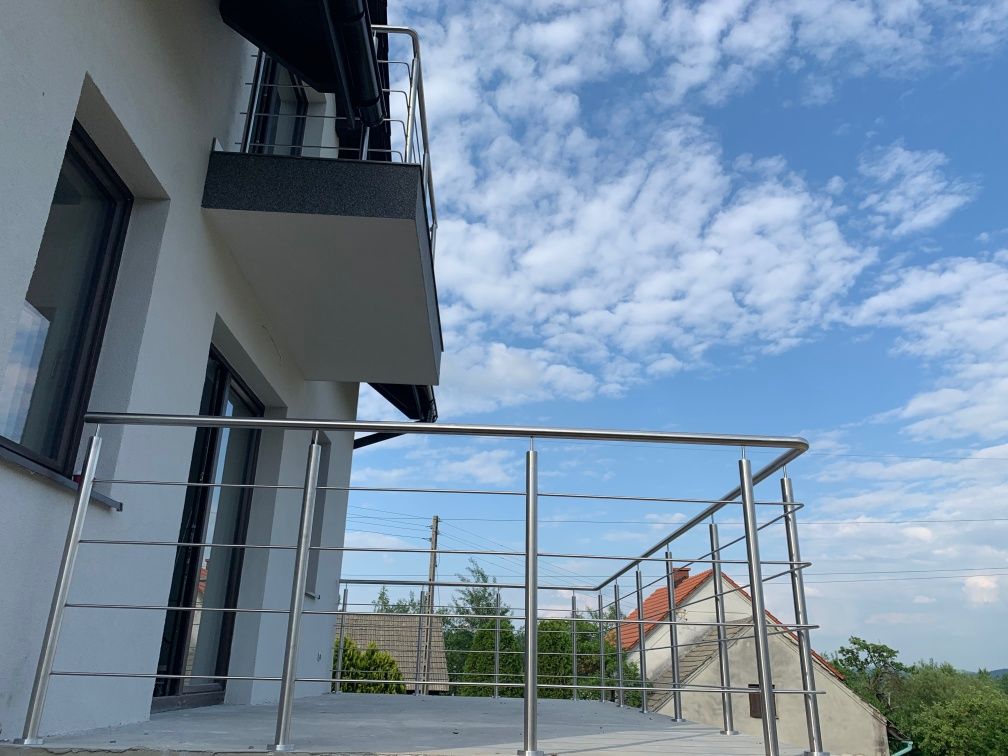 Balustrady balustrada nierdzewna balkonowa balkonowe schodowe INOX