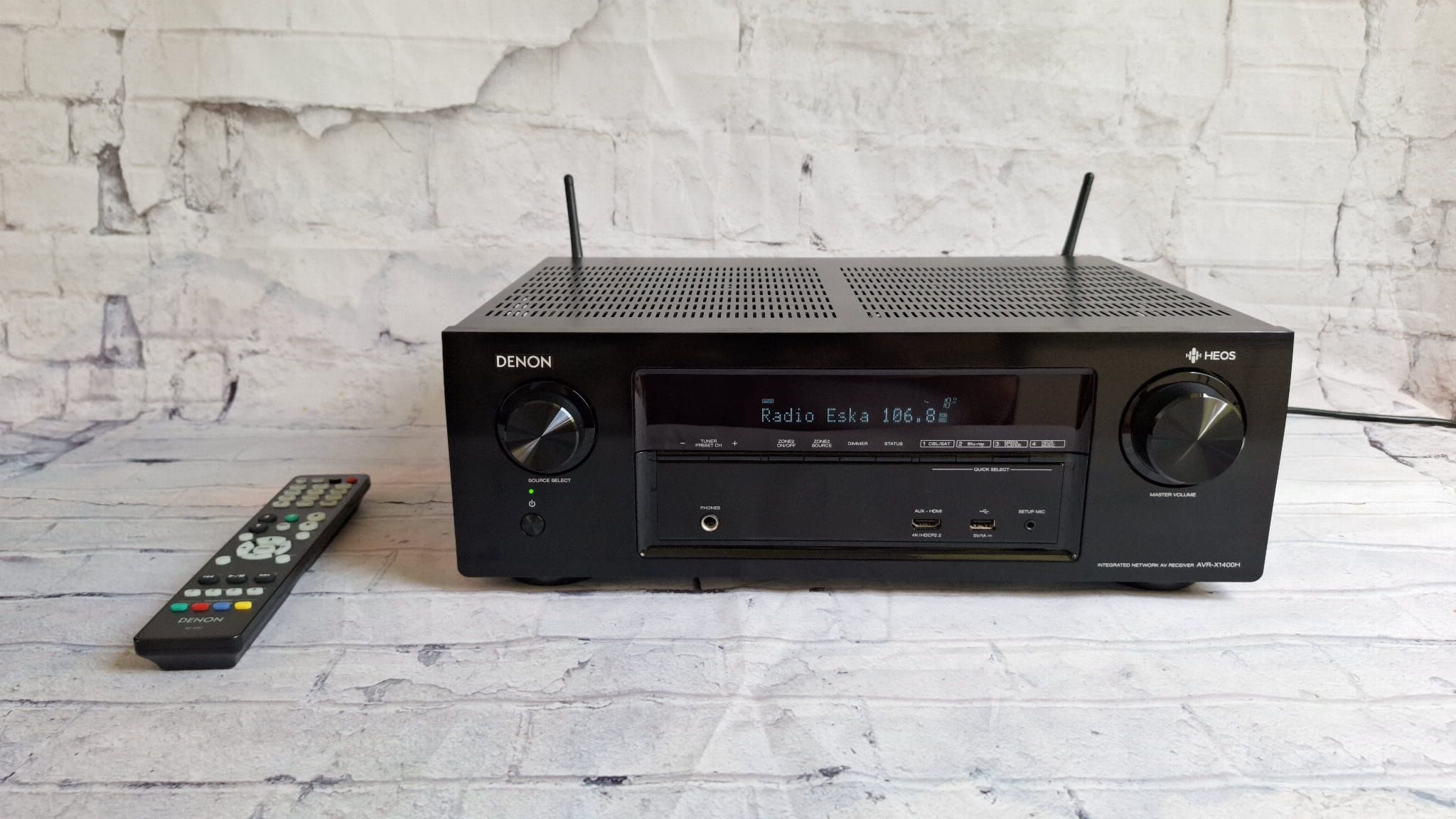 7.2 Denon AVR-X1400 Wi-Fi BT Heos Atmos ARC