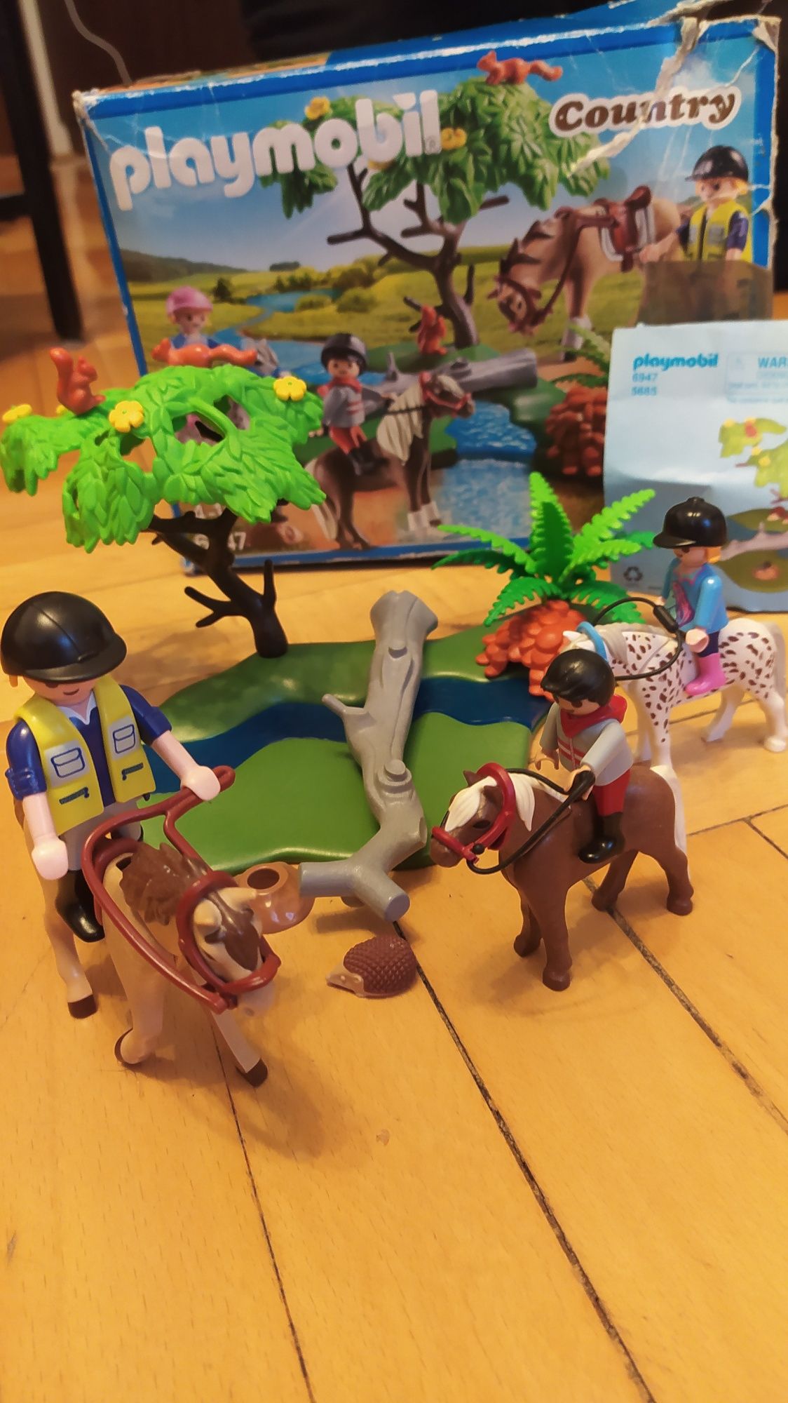 Playmobil country 6947 konie, przejażdżka konna