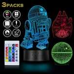Lampa z Pilotem 3D Star Wars ZNZ Gwiezdne Wojny