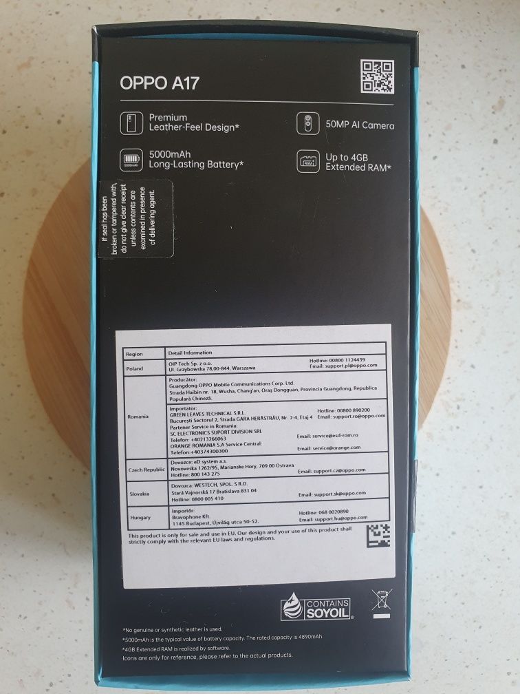 Smartfon Oppo A17