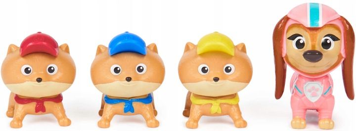 Psi Patrol Mighty Movie Zestaw Baza Miasto Liberty I Poms 4 Figurki