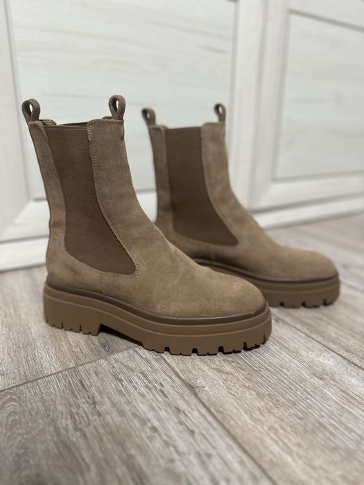 Черевики замшеві ZARA 36 р НОВІ