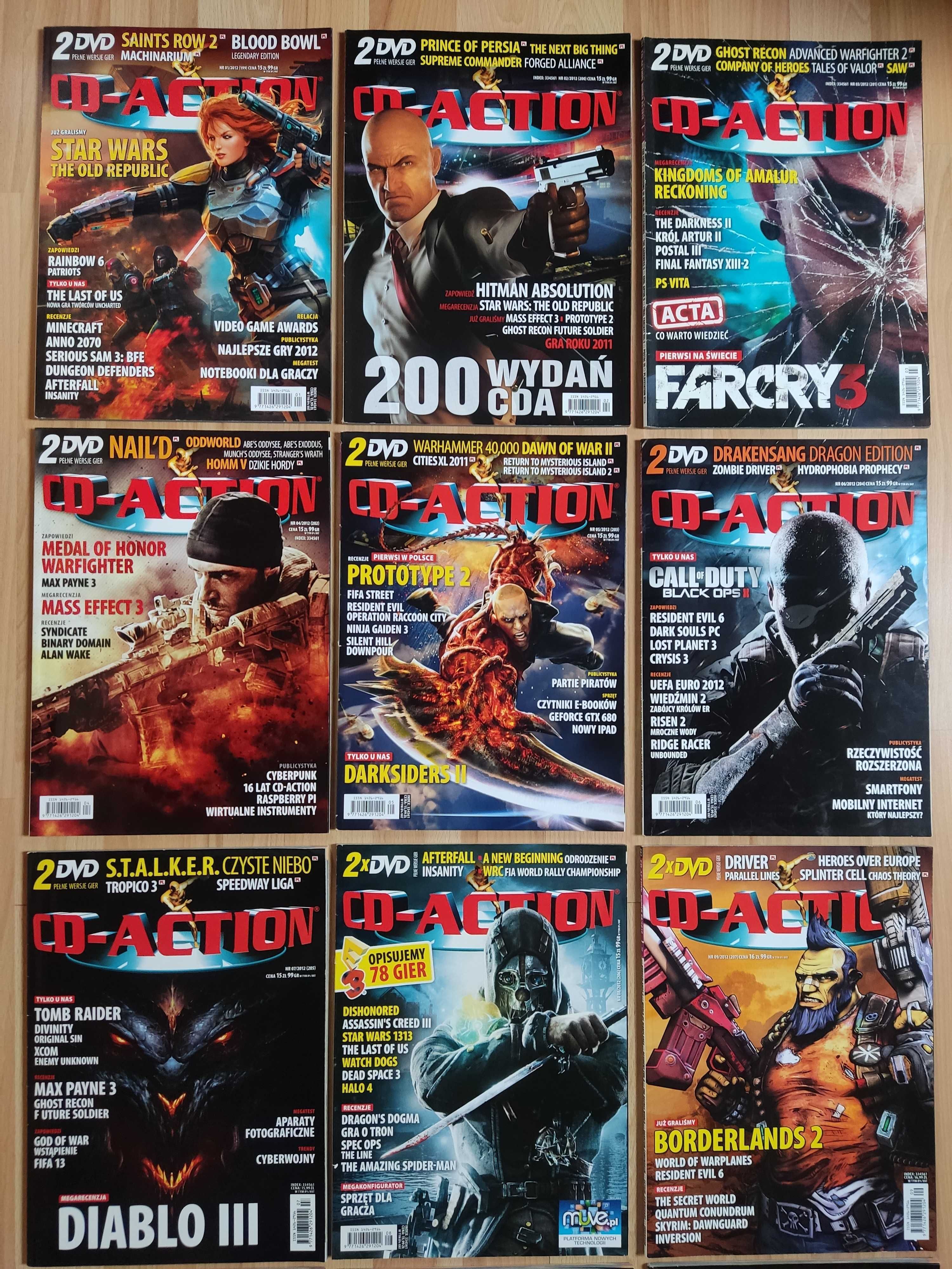 CD-ACTION Numery 1-13 / 2012 Gazeta Cały Rok - Magazyn - Czasopismo