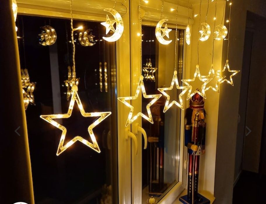 Lampki, girlandy świąteczne wewnętrzne, zewnętrzne, pilot, tryby