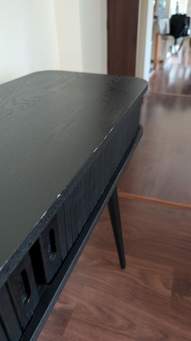 Biurko / konsola w skandynawskim stylu czarna