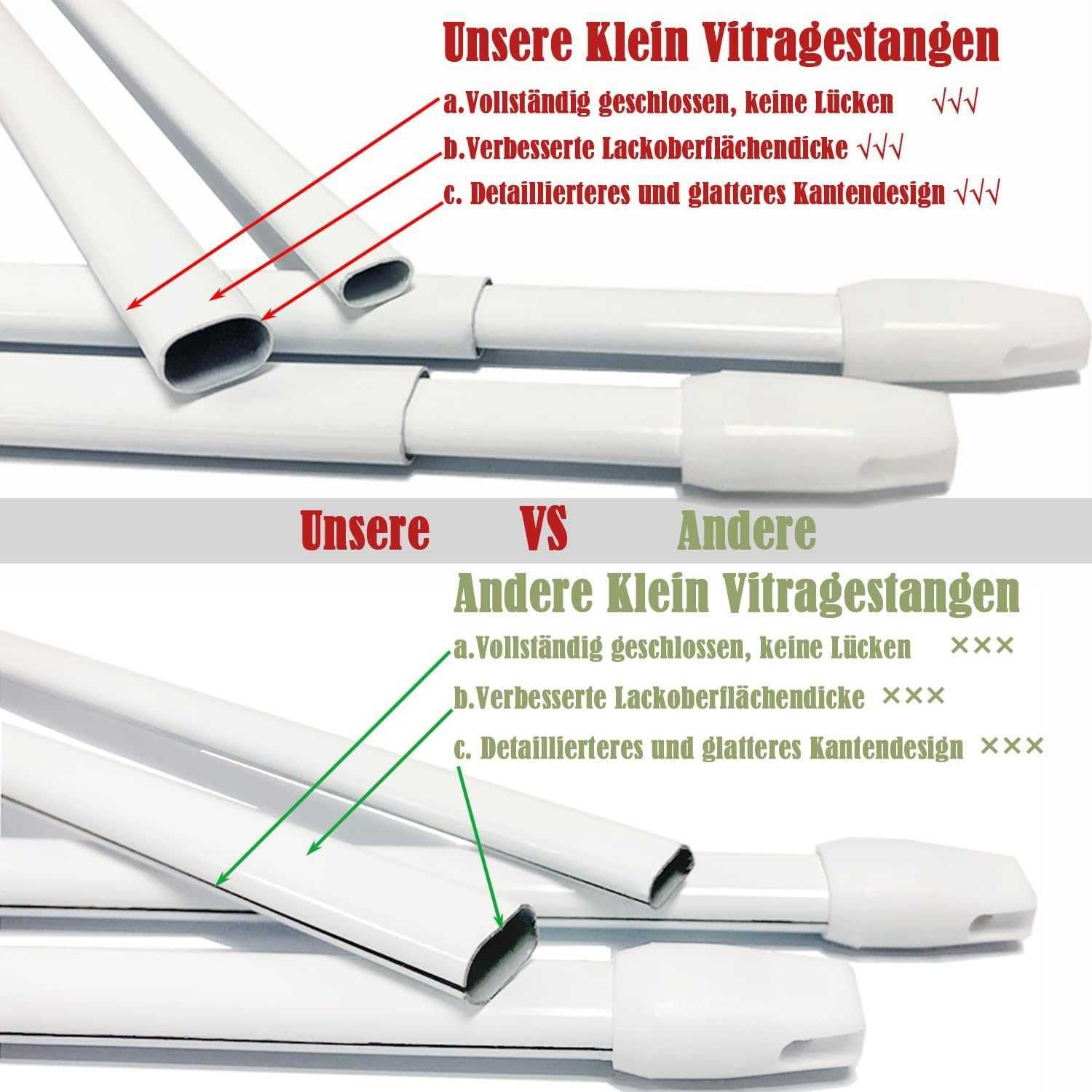 Nowy zestaw karniszy / karnisz / drążek wysuwany 2szt 70-120cm !3622!