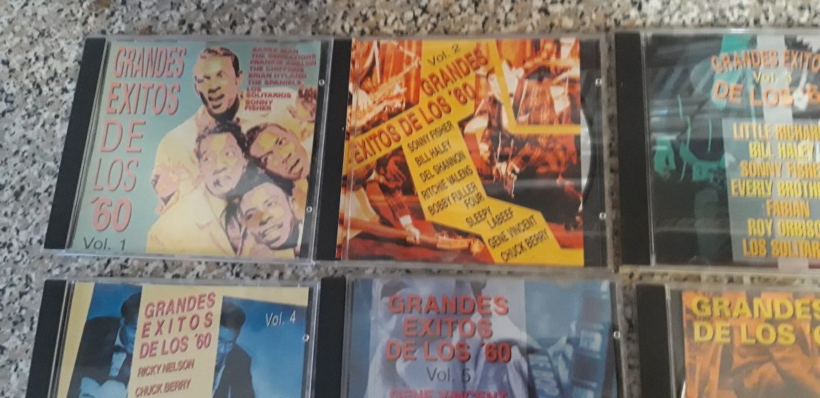 Conjunto de 10 Cds Grandes Êxitos de Los 60