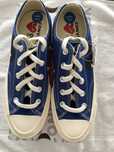 Converse trampki z sercem niebieskie .