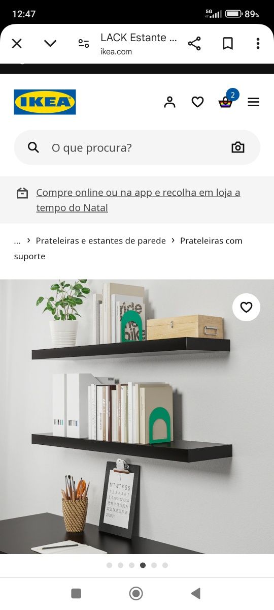 Prateleiras IKEA Lack