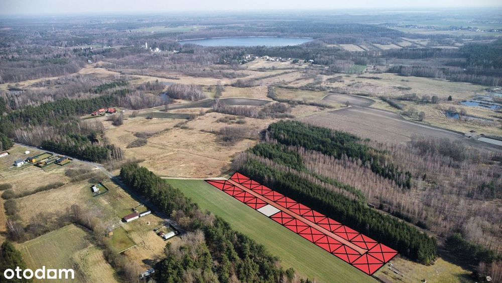 Działki rekreacyjne blisko jeziora Rogóźno Łukcze