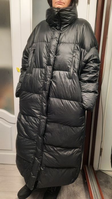 Пуховик жіночий  довгий H&M розмір xxl  батал