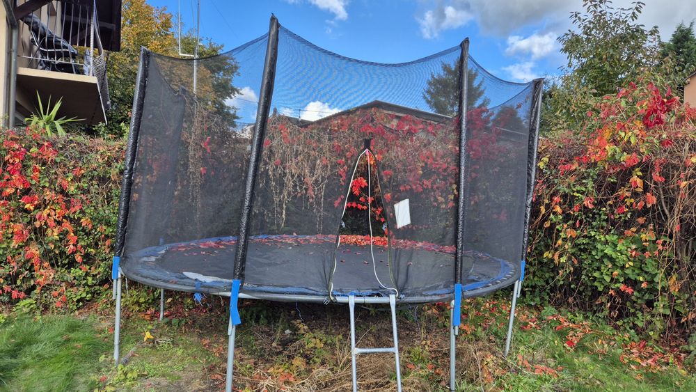 Trampolina ogrodowa duża 4m, sprawna
