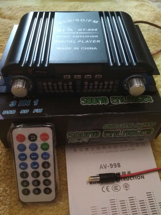 Усилитель Блютуз ВТ-998, АК-170, ZK-MT21, YS-T50L, 2-х, 4-х канальный.