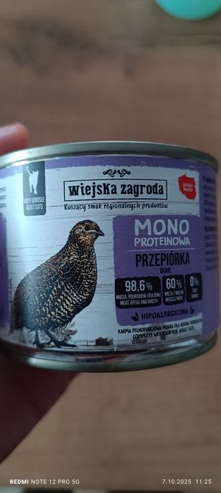 Sprzedam karmę mokrą dla kota Wiejska Zagroda