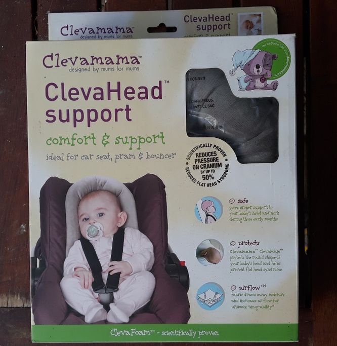 Suporte de cabeça e costas de bebé para cadeirinha automóvel