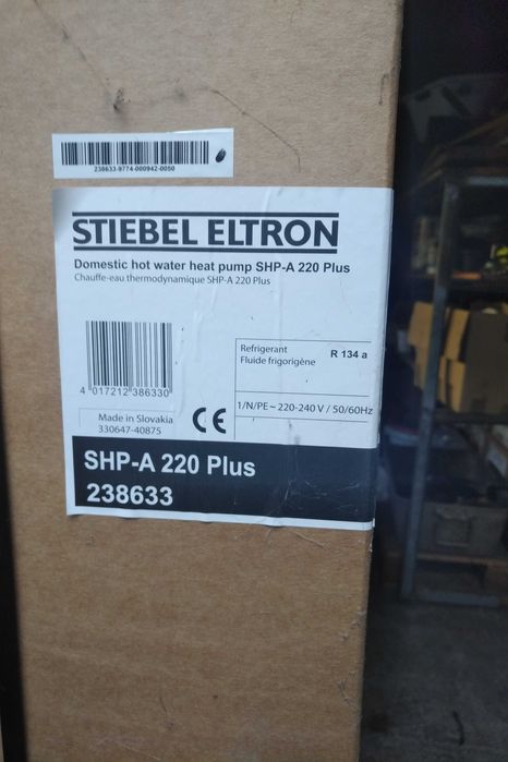 Pompa Ciepła  dla c.w.u. Stiebl-Eltron SHP-A 220 Plus nowa