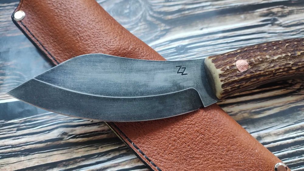 Nóż ZZ Custom Knives NESSMUK, poroże, NCV1