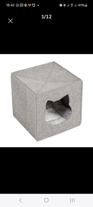 Nicho de feltro para gatos