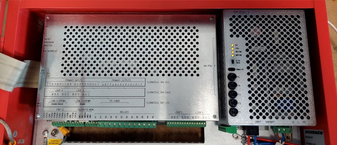 Centrala pożarowa SSP SAP Schrack B4