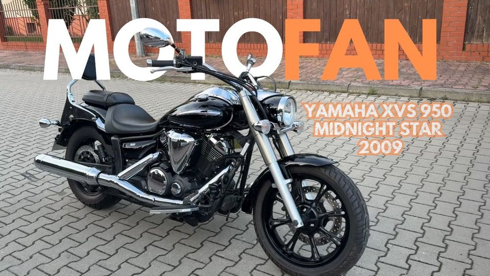Yamaha Midnight Star YAMAHA XVS 950 MIDNIGHT STAR potwierdzone 3300 km 2009r Rej PL okazja