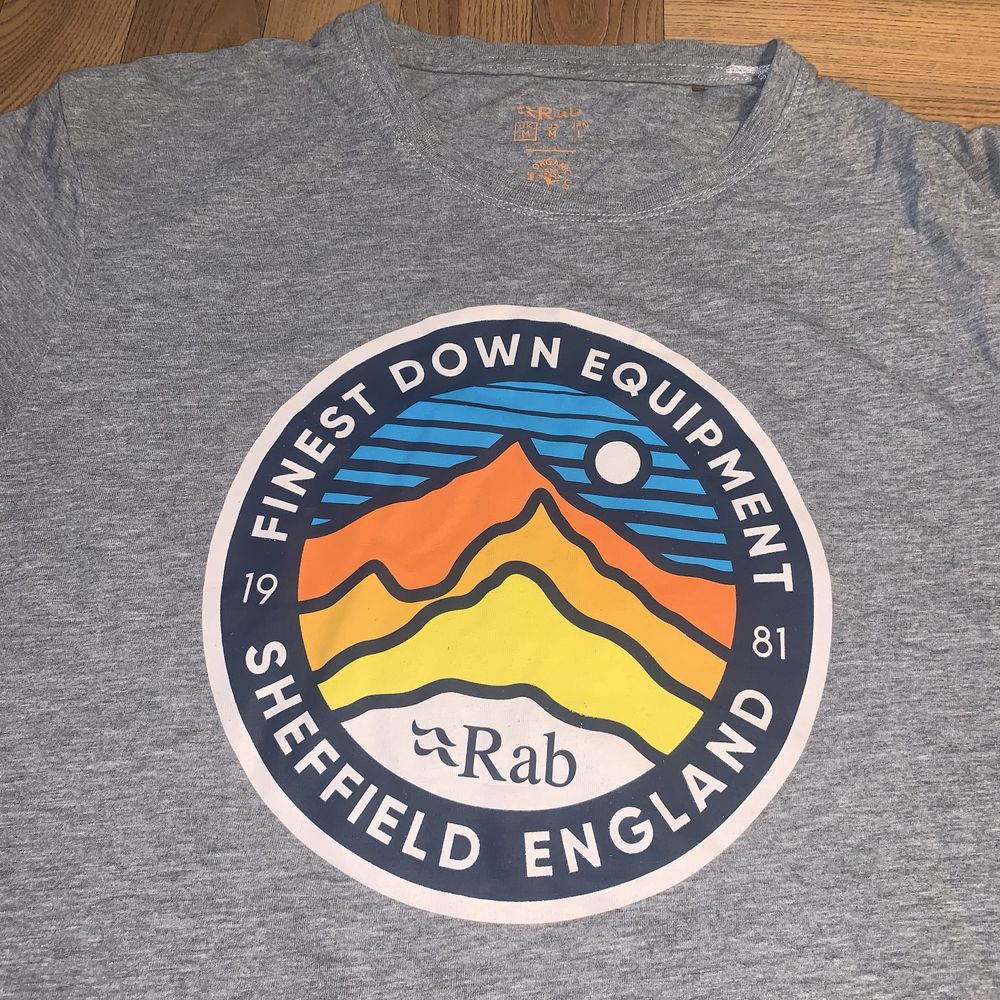 Męska koszulka T-shirt Rab Stance 3 Peaks Tee M