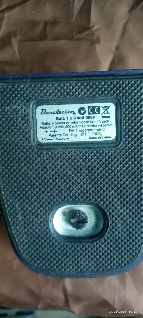 Педаль ефектів Danelectro D3 Fab Metal