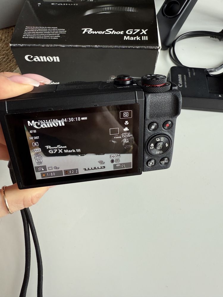 Aparat  canon g7x mark iii