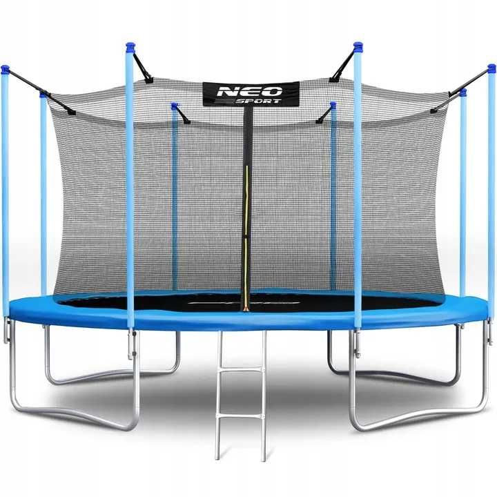 Trampolina ogrodowa dla dzieci 12ft/374cm z drabinką Neo-Sport