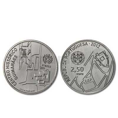 moeda 2.50€ Centro Histórico de Guimarães - 2012