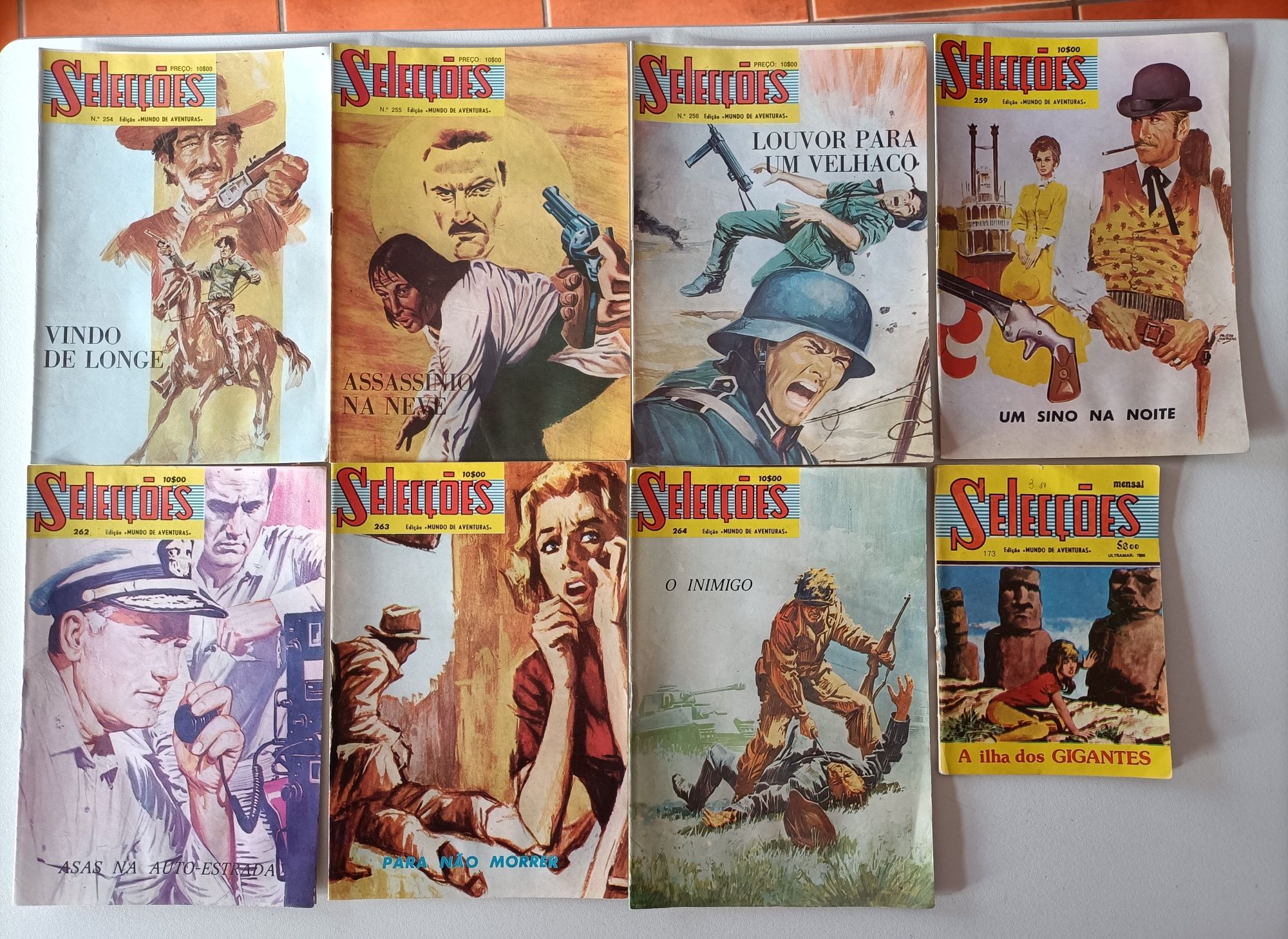 82 Livros Seleções do Mundo de Aventuras