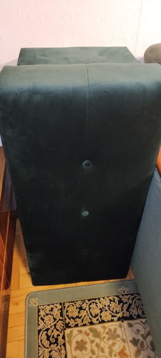 Puf pufa Paris Bodzio zielony plusz