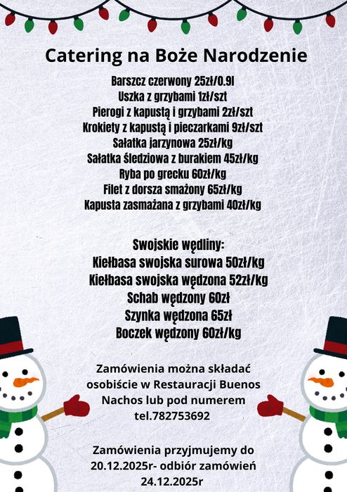 Catering świąteczny