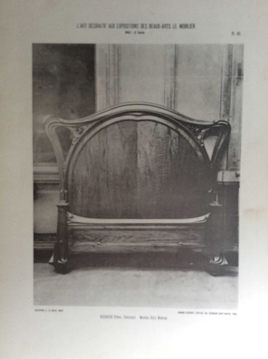 Tema: Mobiliário.  Estampas fotográficas.  Ano 1902.  Public. n.º 5