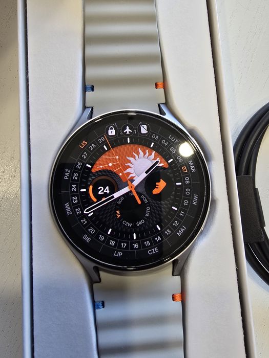 Samsung Galaxy Watch 7 LTE 44mm (srebrny) gwarancja, jak nowy