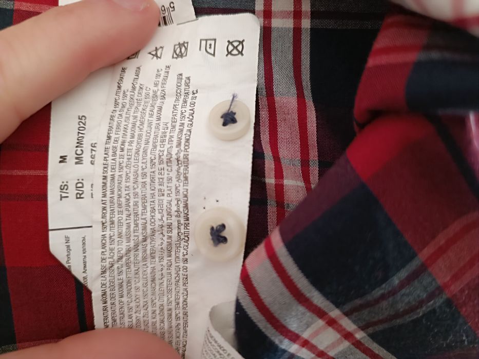 Camisa Xadrez M Mo Casual