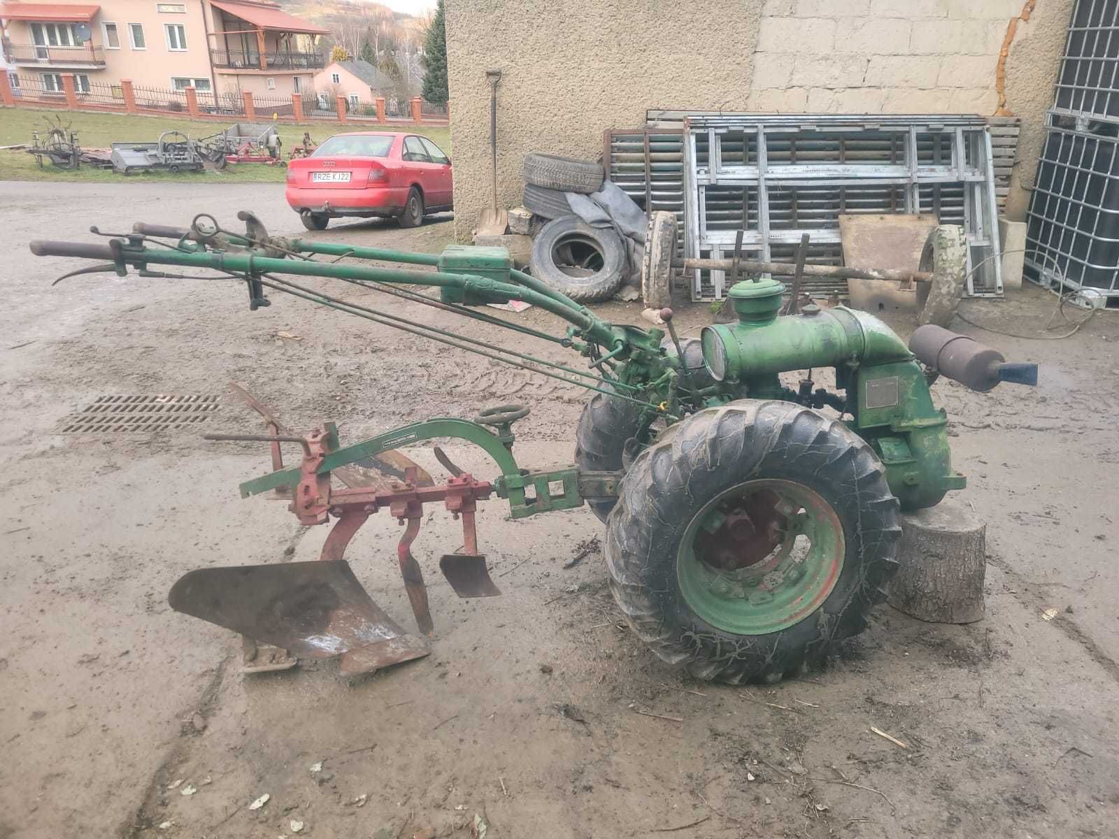 SIMAR GENEVE motoculteurs Schweiz Dzik + pługi obrotowe