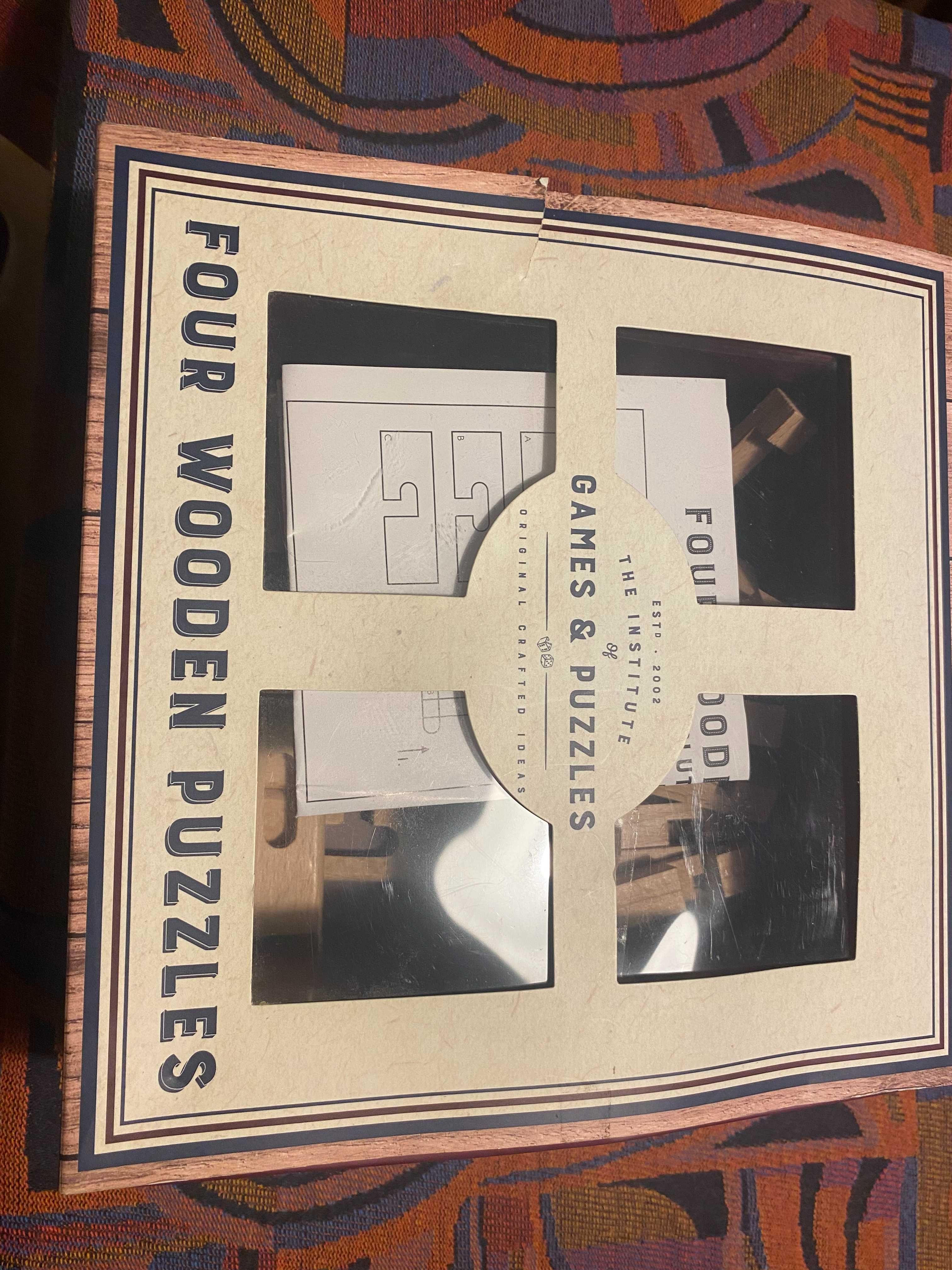 Gra, prezent drewniane puzzle układanka