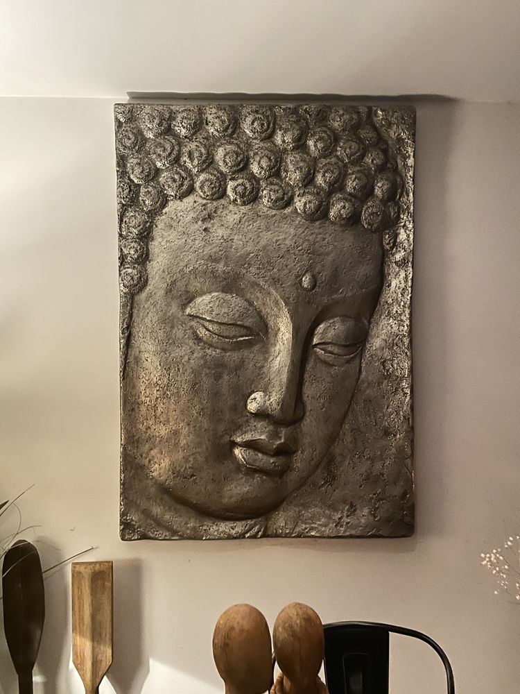 Quadro Buddha com relevo