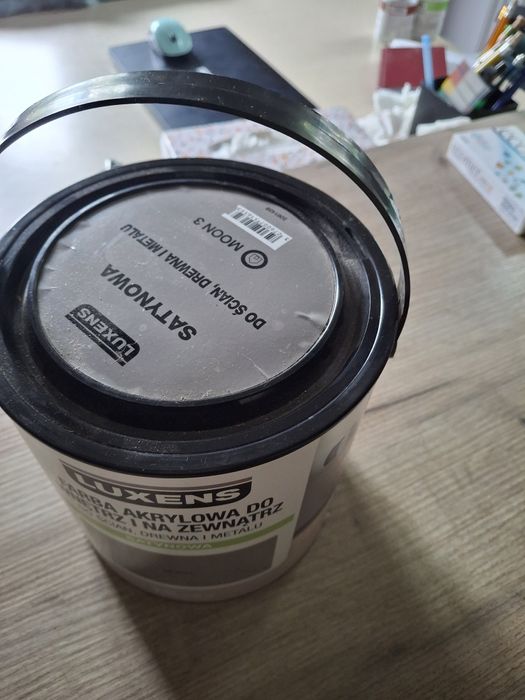 Nowa farba luxens moon 2,5l satynowa odcień szaro brązowy taupe