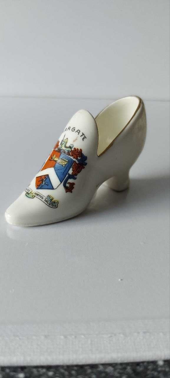 Антикварний колекційний чобіток, туфель порцелян Британія