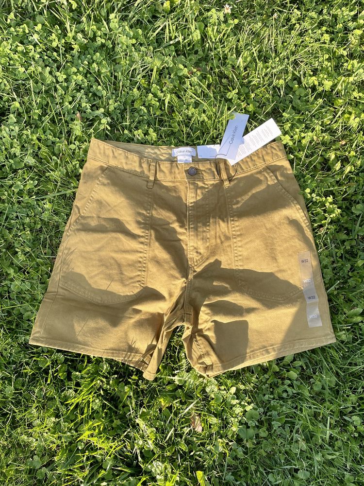 Новые шорты calvin klein (ck olive shorts) с америки 30s,32m,33l,34l