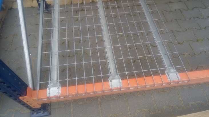 używana półka siatkowa wypełnienie- regał paletowy 800 kg jak nowa