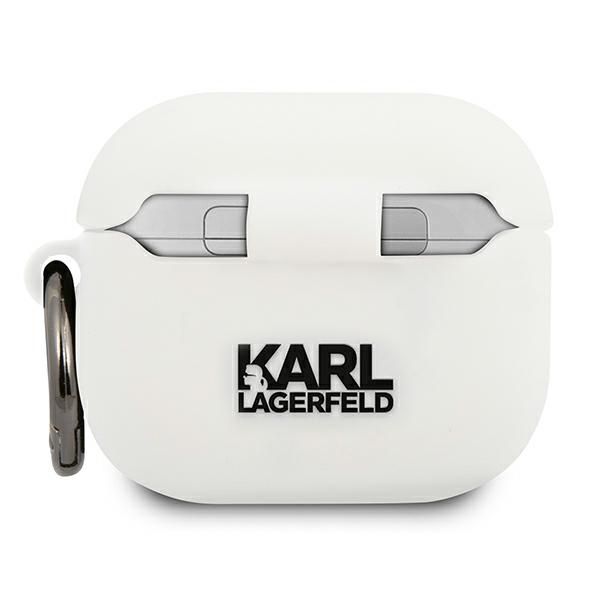 Karl Lagerfeld KLACA3SILCHWH AirPods 3 cover biały/white Choupette
